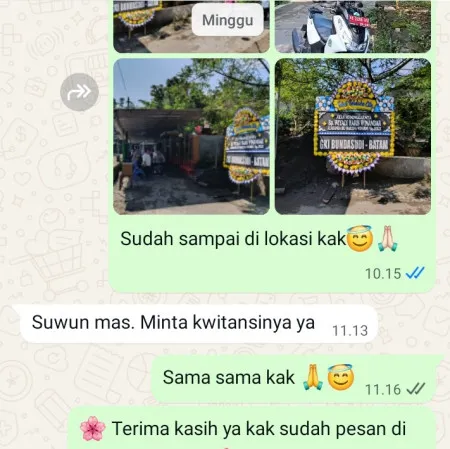 Pengiriman Papan Bunga Duka Terkesi Klambu
