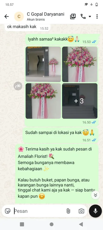 Pengiriman Karangan Bunga Terkesi Klambu